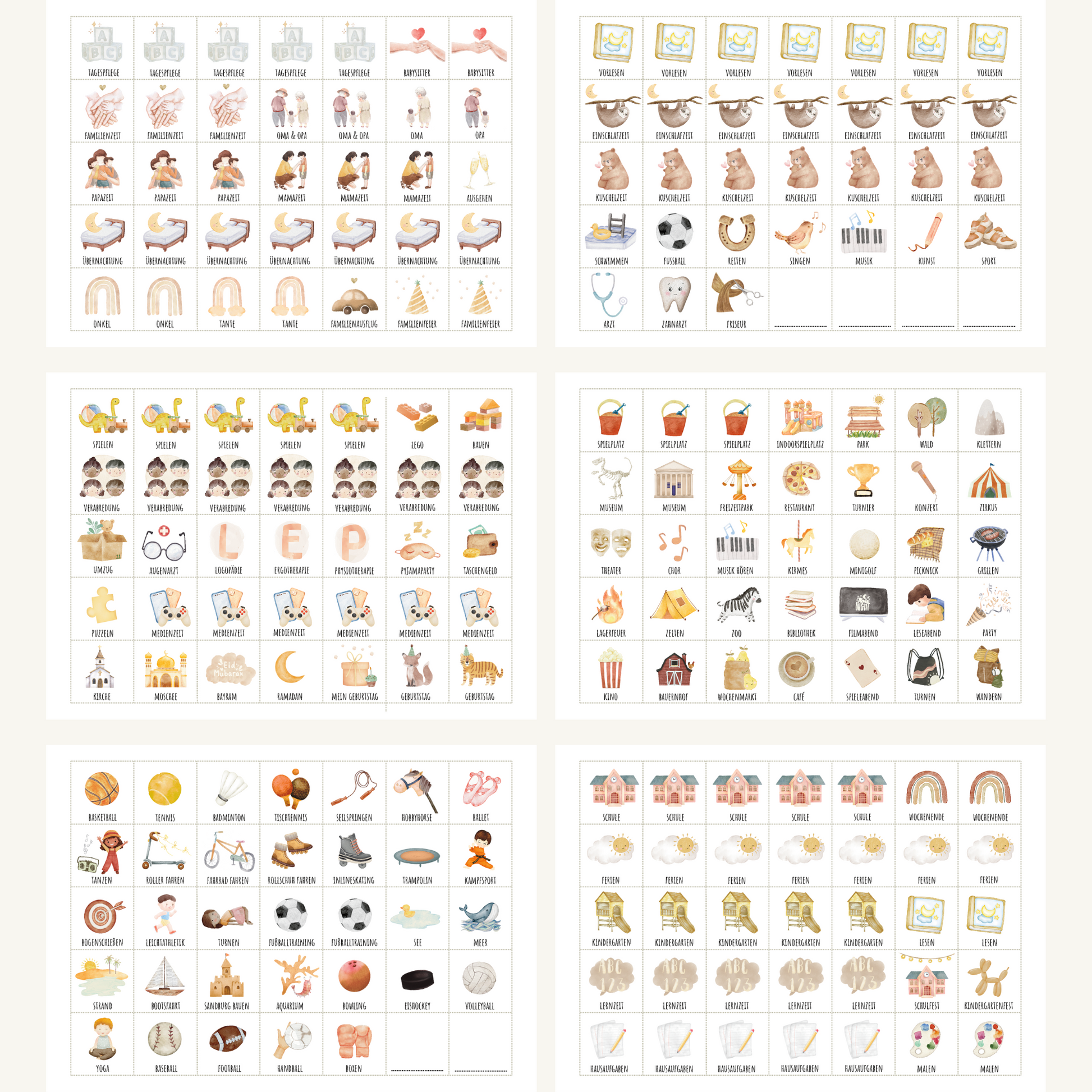 digitaler-download-wochenplan-kinder-einhorn