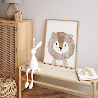 Kinderzimmerposter | 4er Set A4 | vier Freunde