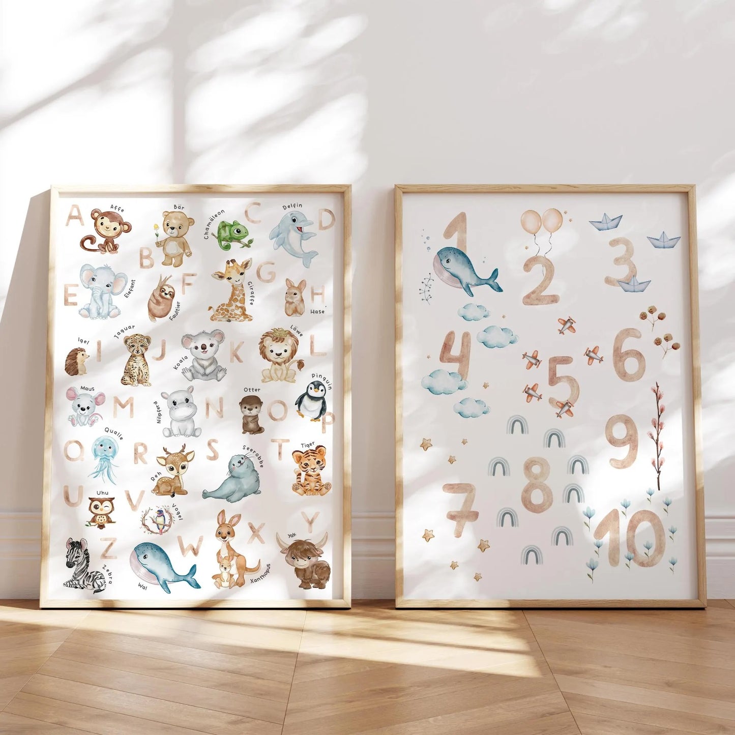 kinderzimmerposter-2erset-abc-lernposter