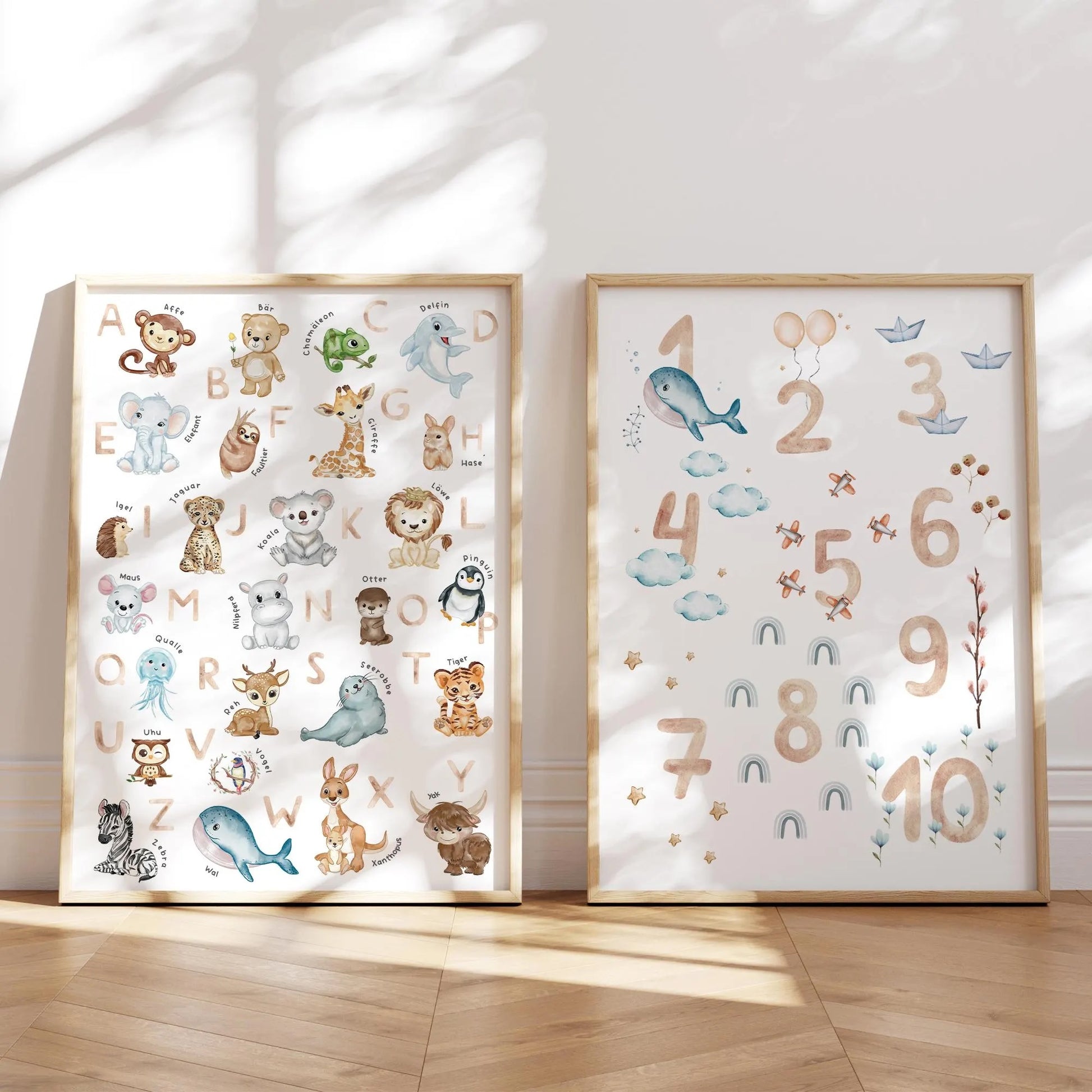 kinderzimmerposter-2erset-abc-lernposter