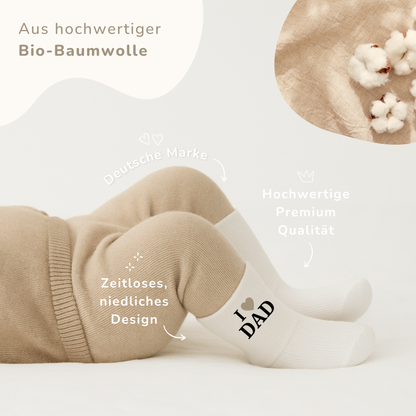 Geschenk zur Geburt Baby  – Babysocken Set inkl. Karte & Baumwollsäckchen